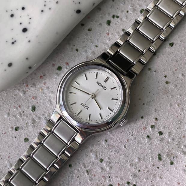 Seiko 세이코 spirit 스피릿 실버 쿼츠