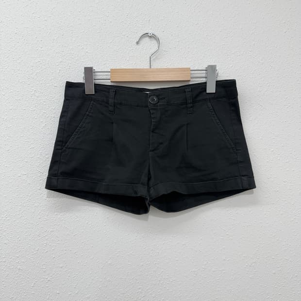 빈티지 Forever 21 블랙 로우라이즈 갸루 숏 팬츠
