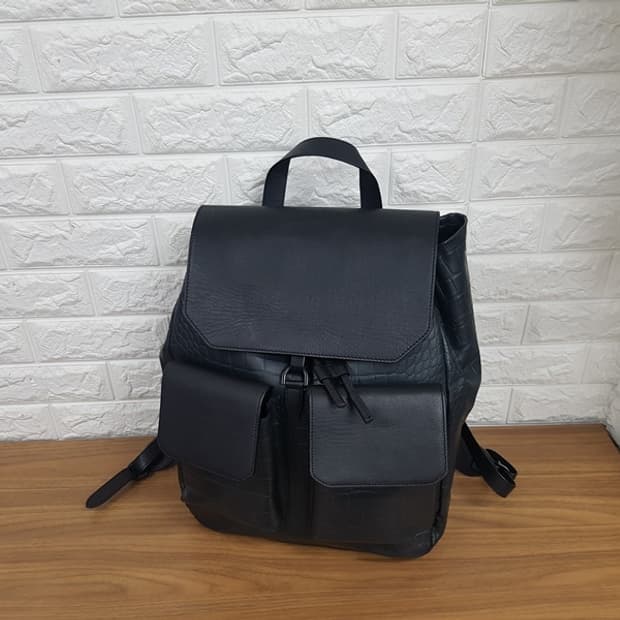 소가죽 남성 백팩