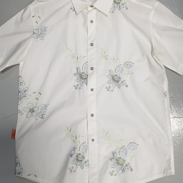 Versace Dolm 자수면 셔츠 L