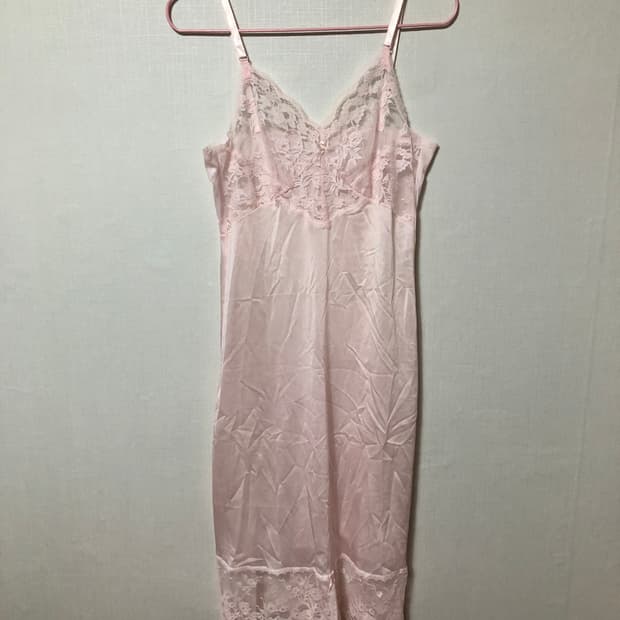 Baby Pink Lace Slip