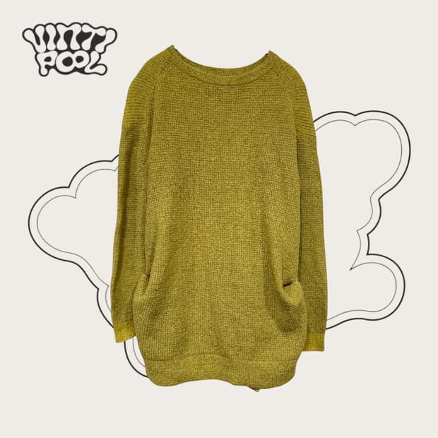 SYSTEM 시스템 한섬 울 알파카 블렌드 롱 니트 F 올리브그린