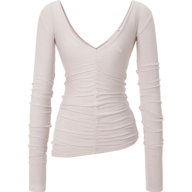 Threetimes Hush slim tee (pink)