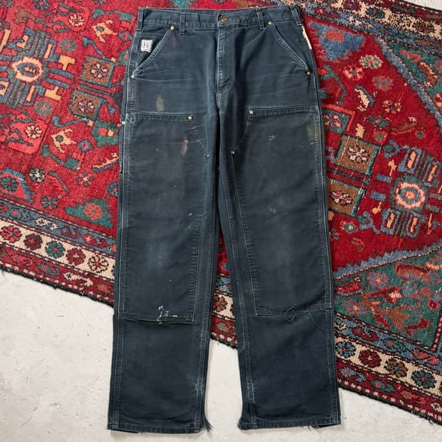 OG USA Made 칼하트 B01 더블니 블랙 칼하트 썩블니