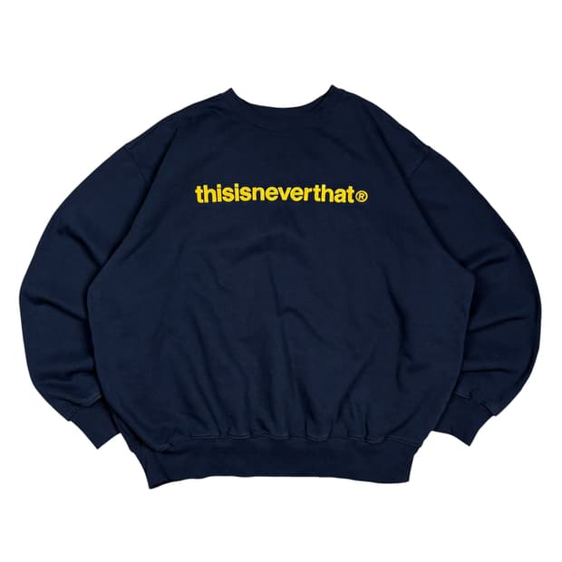 디스이즈네버댓 네이비 맨투맨