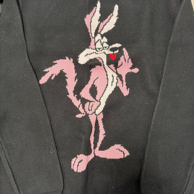 라퍼 laugher 토끼 니트 m