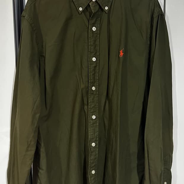 폴로 랄프로렌 옥스포드 셔츠 카키 M