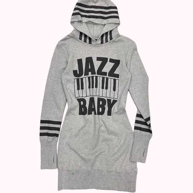 CHUBBYGANG kitsch piano hood dress