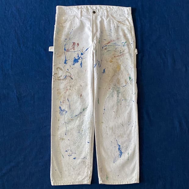 디키즈 화이트 카펜터 페인터 워크 팬츠 YC-028