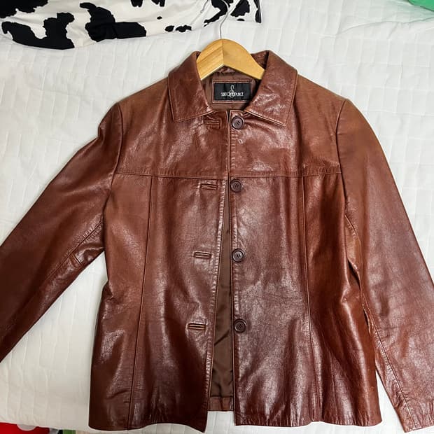 리얼가죽 자켓