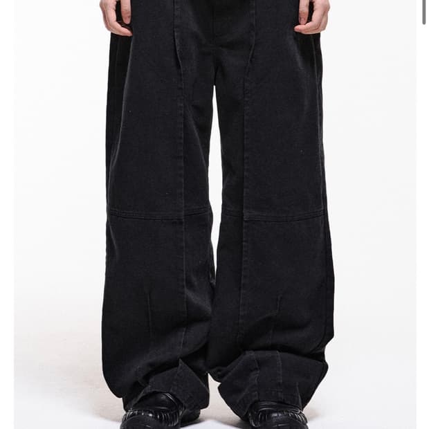 더콜디스트모먼트 TCM stitch pants (black)