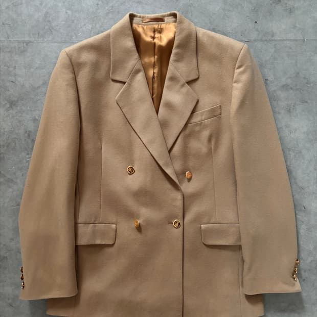 Burberry 버버리 금장 더블 울 블레이저 자켓