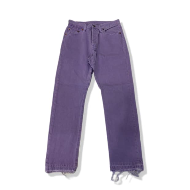 levis 501 lavender denim pants 28x28