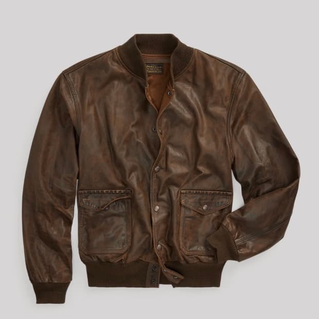 rrl 래더보머 자켓 s