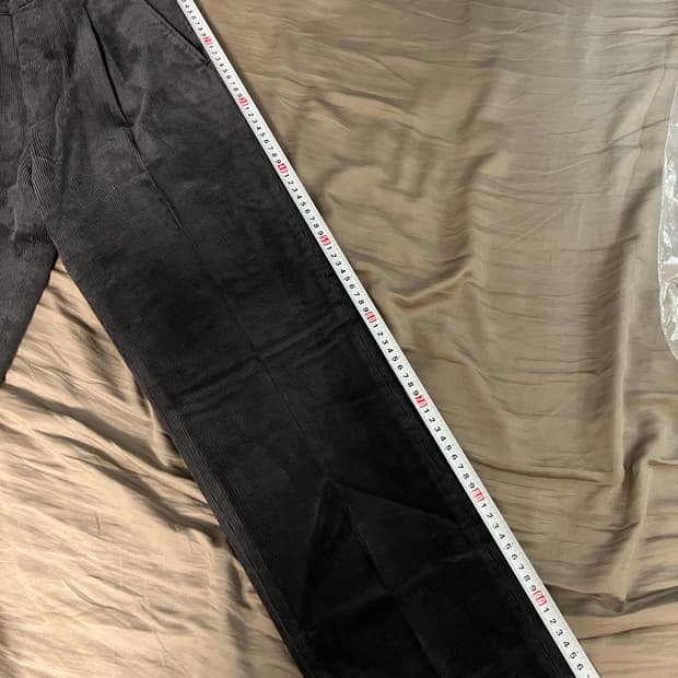 유니클로 코듀로이 골덴바지 다크그레이 xs 새제품