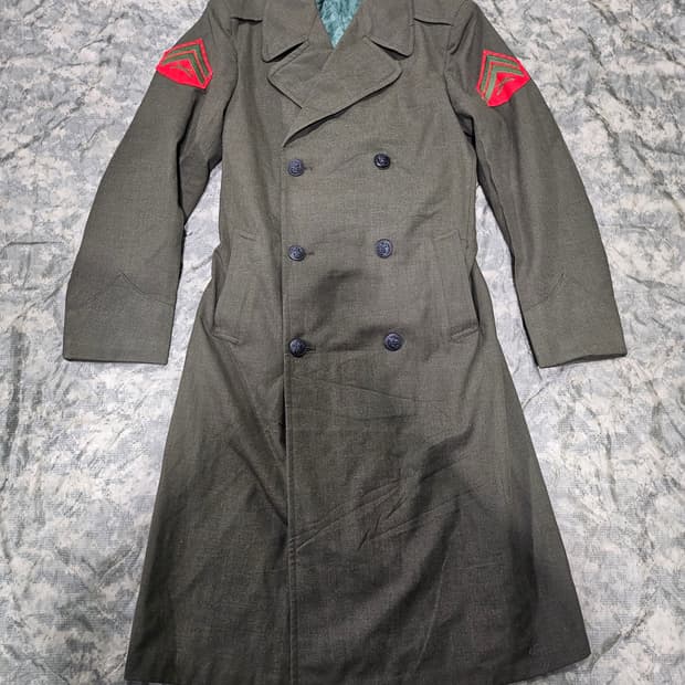 70s 미군오리지날 세이즈그린 울코트