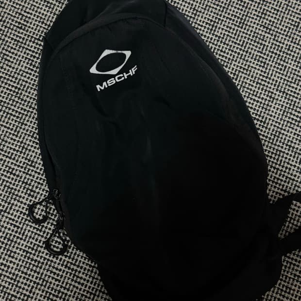 오늘만 판매 미스치프 롬버스 백팩 블랙
