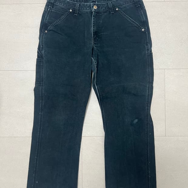 빈티지 칼하트 워크팬츠 다크그린