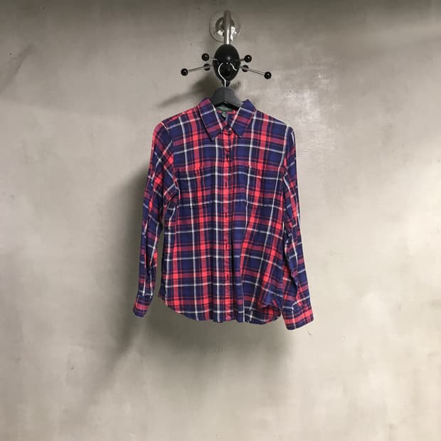 랄프로렌 체크 셔츠 M(W)