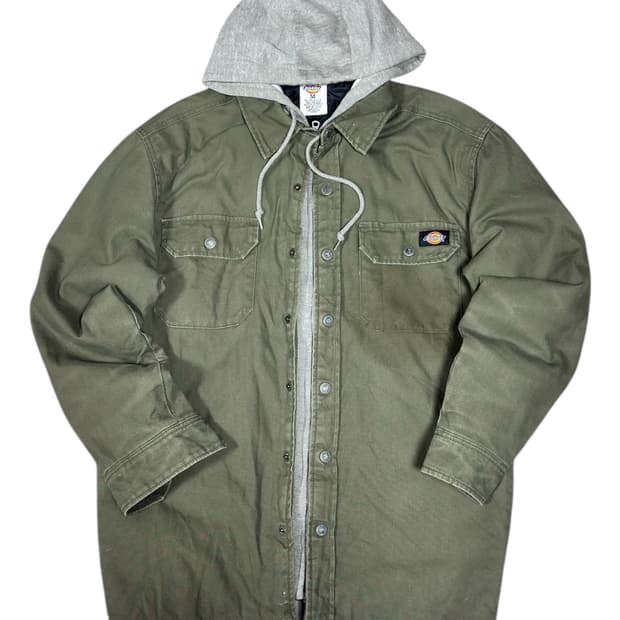 바배) 디키즈 후드 레이어드 워크자켓