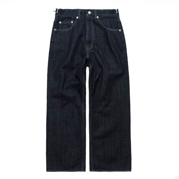 2) 폴리테루 고시마 데님 팬츠 (재패니즈 인디고) 1 워시 인디고