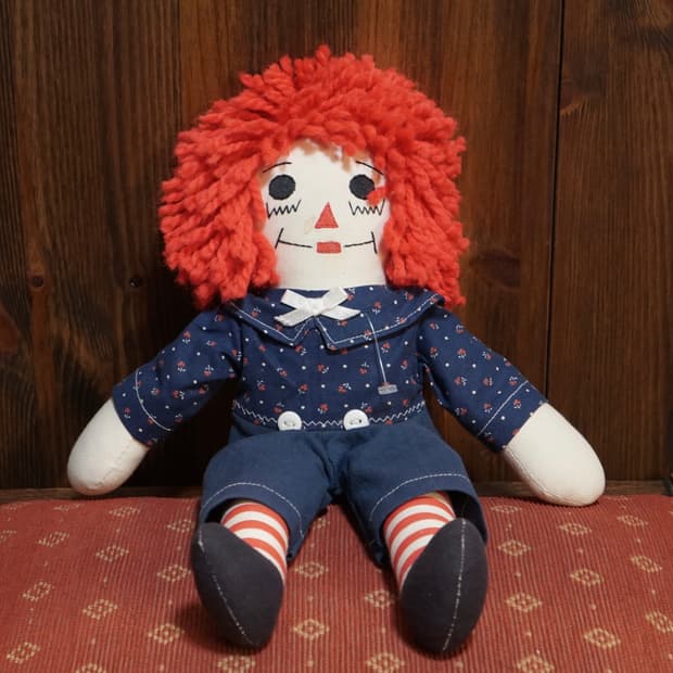 vintage Raggedy Ann  핸드메이드 인형