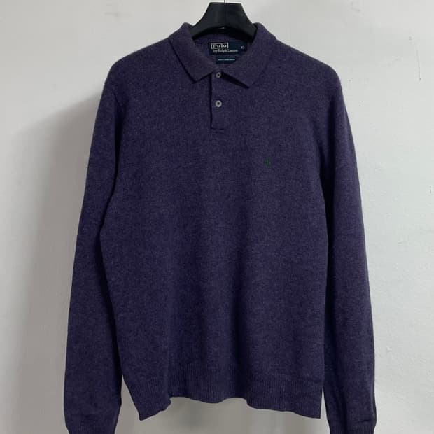 폴로 랄프로렌 울 카라 니트 (on.348)