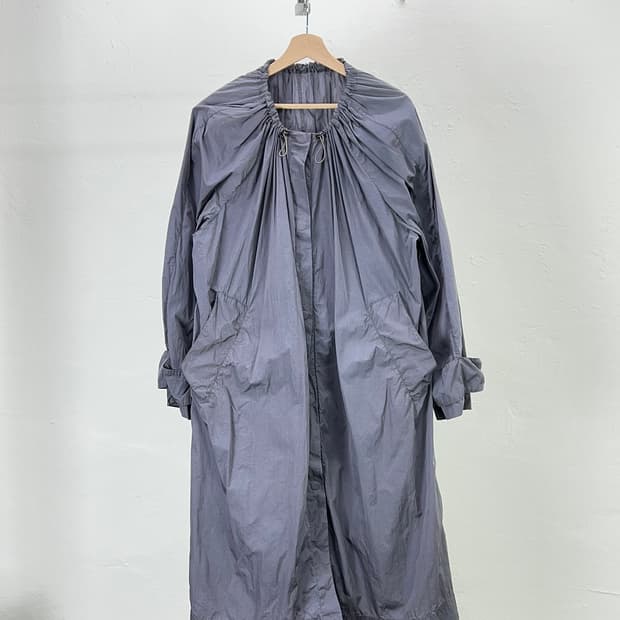 스튜디오 니콜슨 모스 그레이 네크 셔링 나일론 원피스