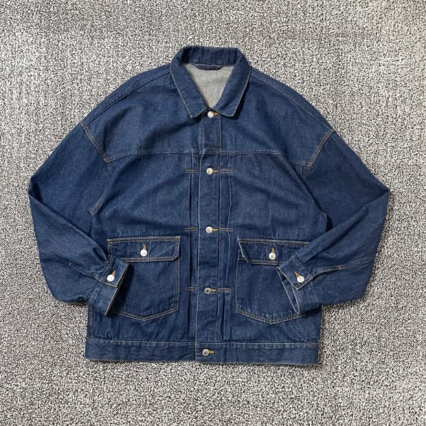 빈티지9. 프릭스스토어 데님 트러커 자켓 청자켓 중청