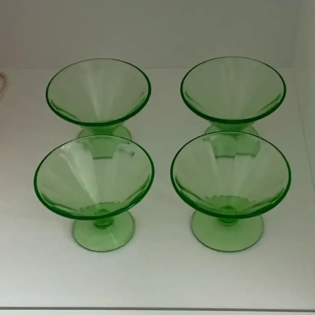 빈티지 디저트 컵 