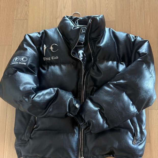 떠그클럽 레더 패딩 2사이즈