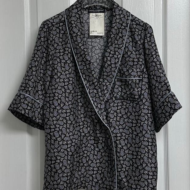 Dolce & Gabbana Silk Pajama Shirt
