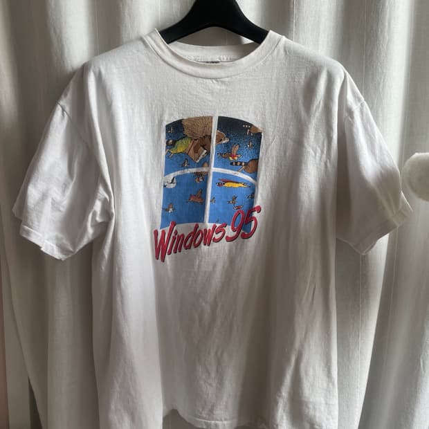 90's 오네이타 windows 95 promo 티셔츠