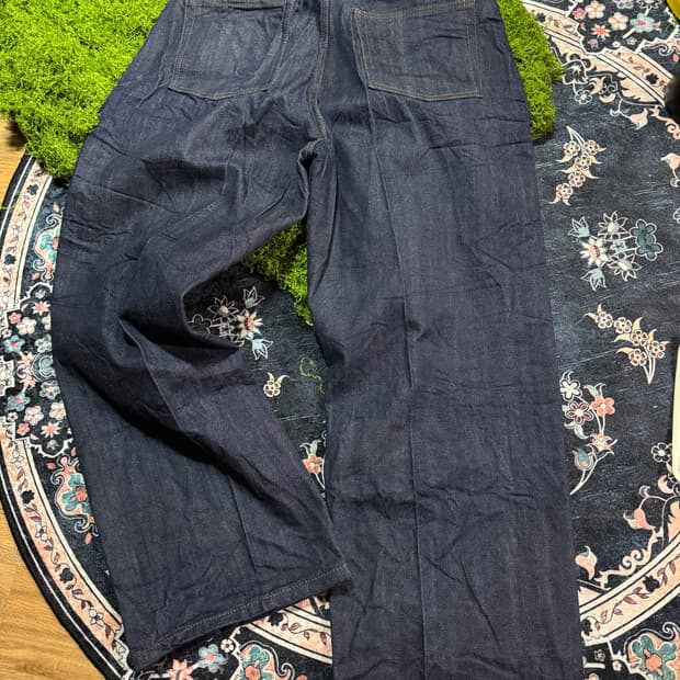 비슬로우 와이드 셀비지 데님 인디고