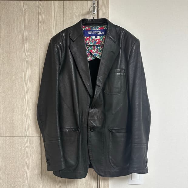준야와타나베 17ss 레더블레이저