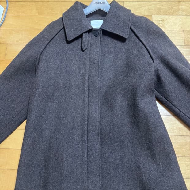 르917 래글런 코트 브라운