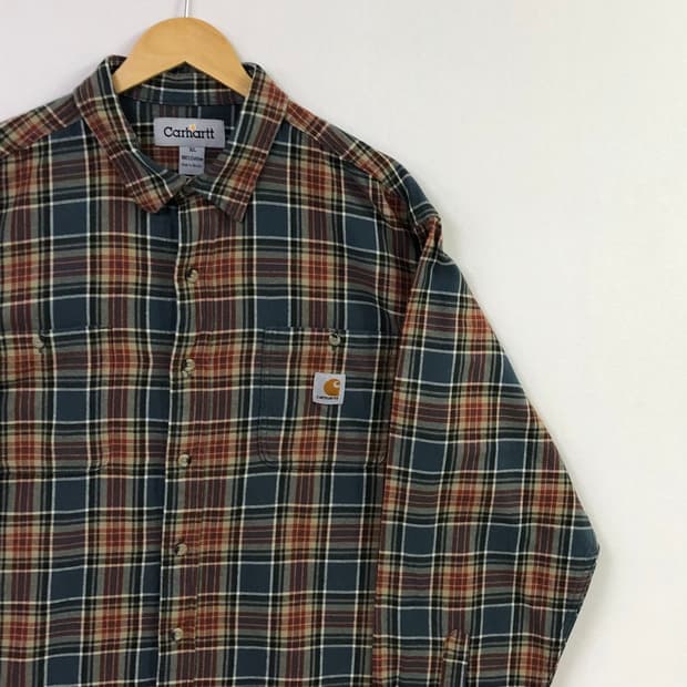 Xxl 칼하트 체크 워크 셔츠