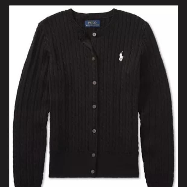 폴로 걸즈 가디건