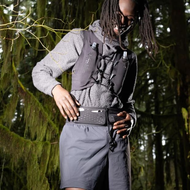 [3-4] gnuhr 누어 러닝 워프쇼츠 anthracite