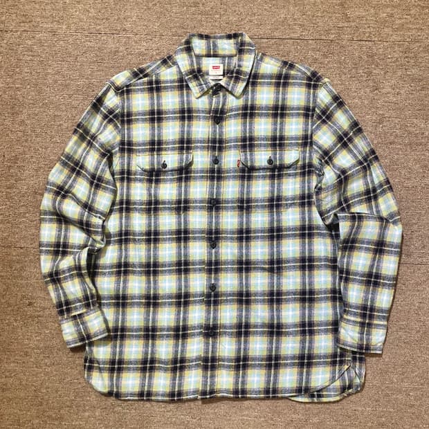 (L) Levi's 리바이스 플란넬 체크 셔츠