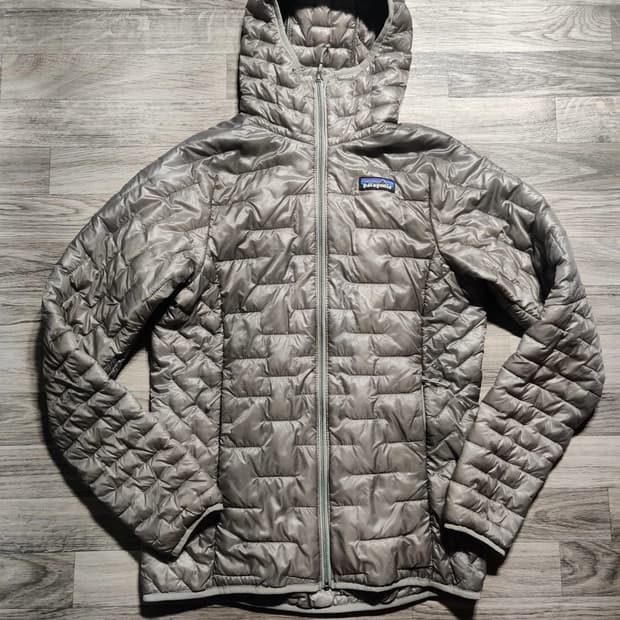 파타고니아 마이크로 퍼프 후디 자켓 포지 그레이