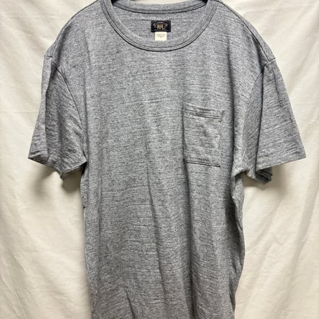 rrl 더블알엘 가먼트다이 투팩 그레이 화이트 L