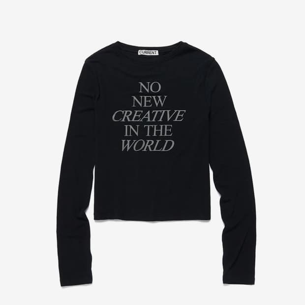 커렌트 롱슬리브 NEW CREATIVE LONG SLEEVE TEE 