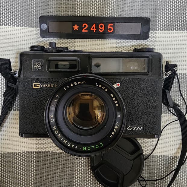 야시카 일렉트로 35 gtn 필름카메라 블랙바디
