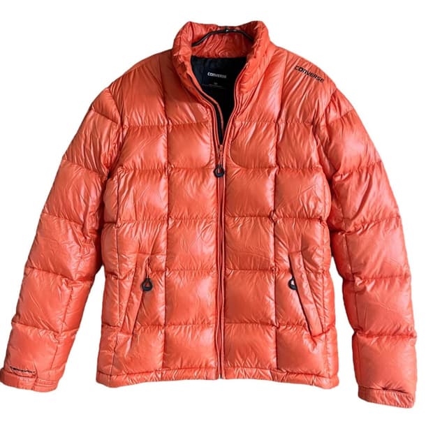 컨버스 글로시 구스다운 패딩