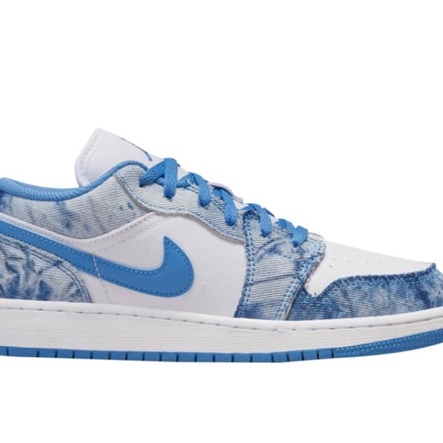 조던 1 로우 워시드 데님 235