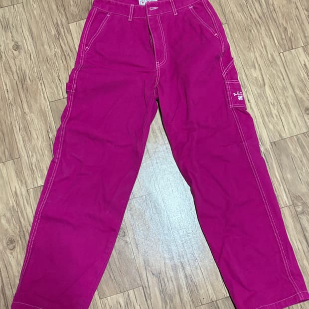 에이카화이트 데님팬츠