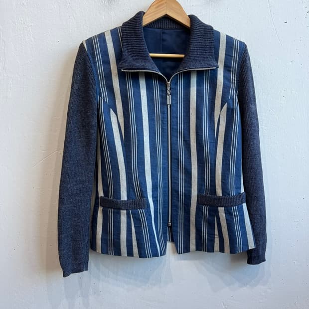 Se 린넨 집업 자켓 우먼즈 Made in JAPAN