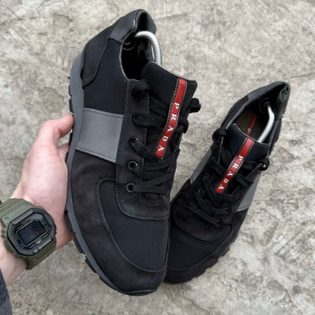 프라다 스포츠 리네아 로사 스니커즈