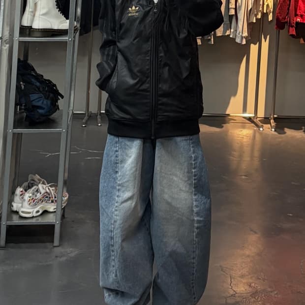 아디다스 트레포일 검골 후드 트랙탑 져지 A3186